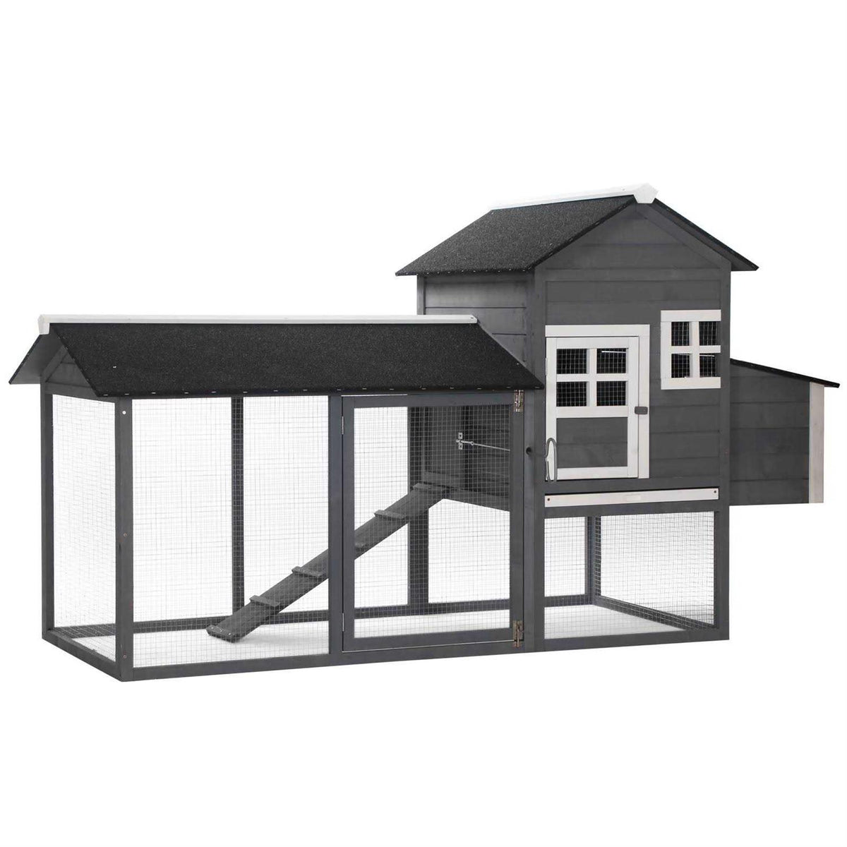 Wooden Chicken Coop with Run Nesting Box K20793