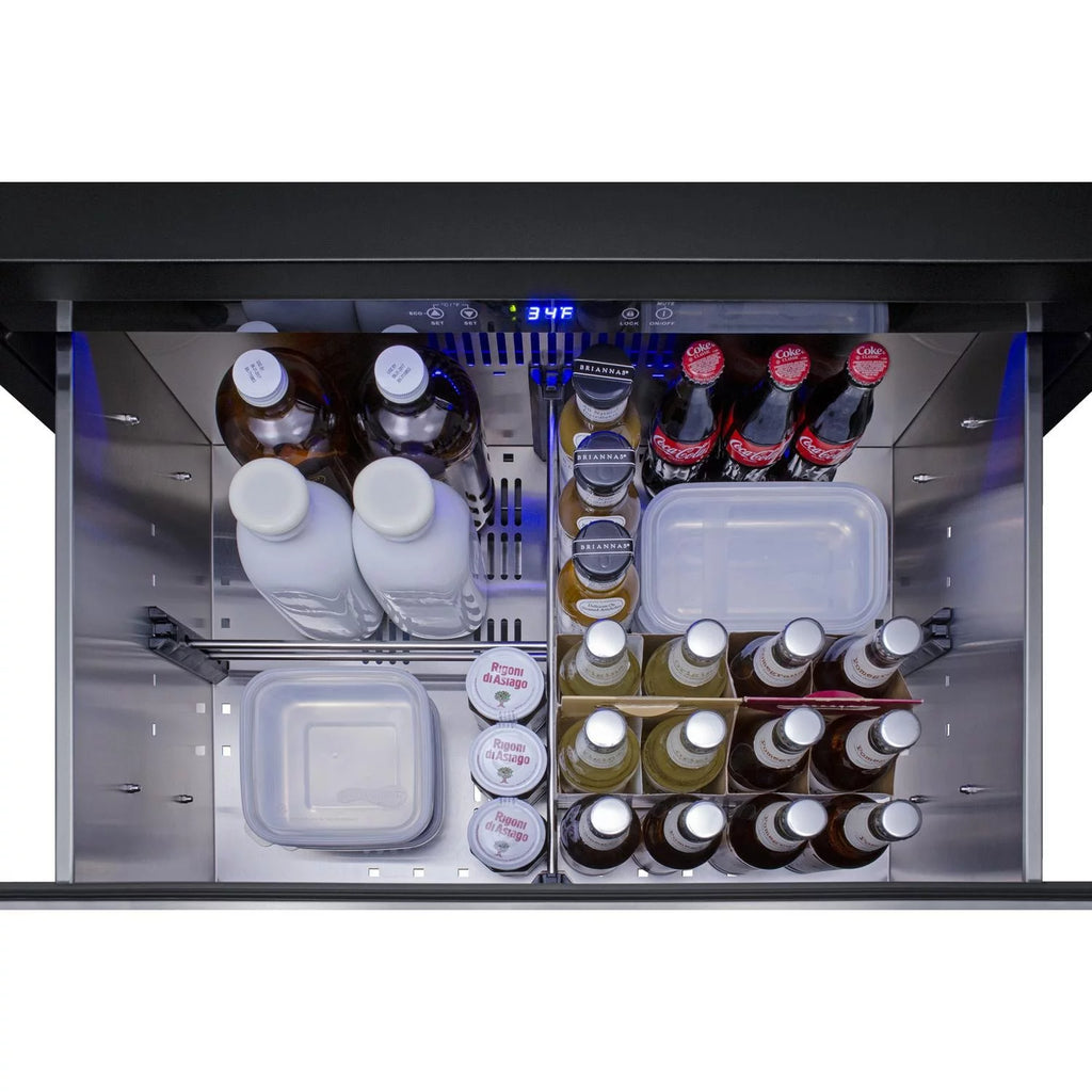 30-Inch 5.42 Cu. Ft. 2-Drawer All-Refrigerator H6107