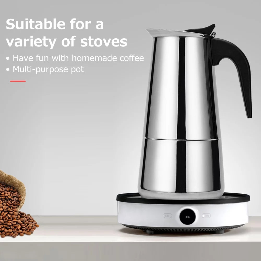 Stainless Steel Electric Coffee Maker X854897