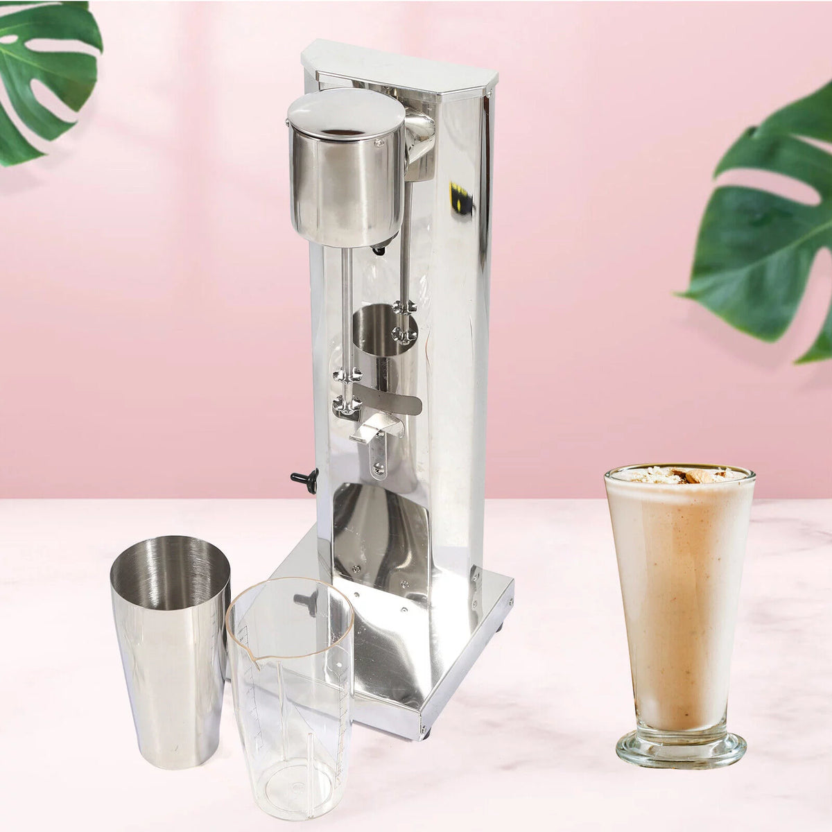 Stainless Steel 180W Electric Milkshake Maker Q91437