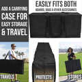 Gray Cornhole Board Set with Carrying Case X507