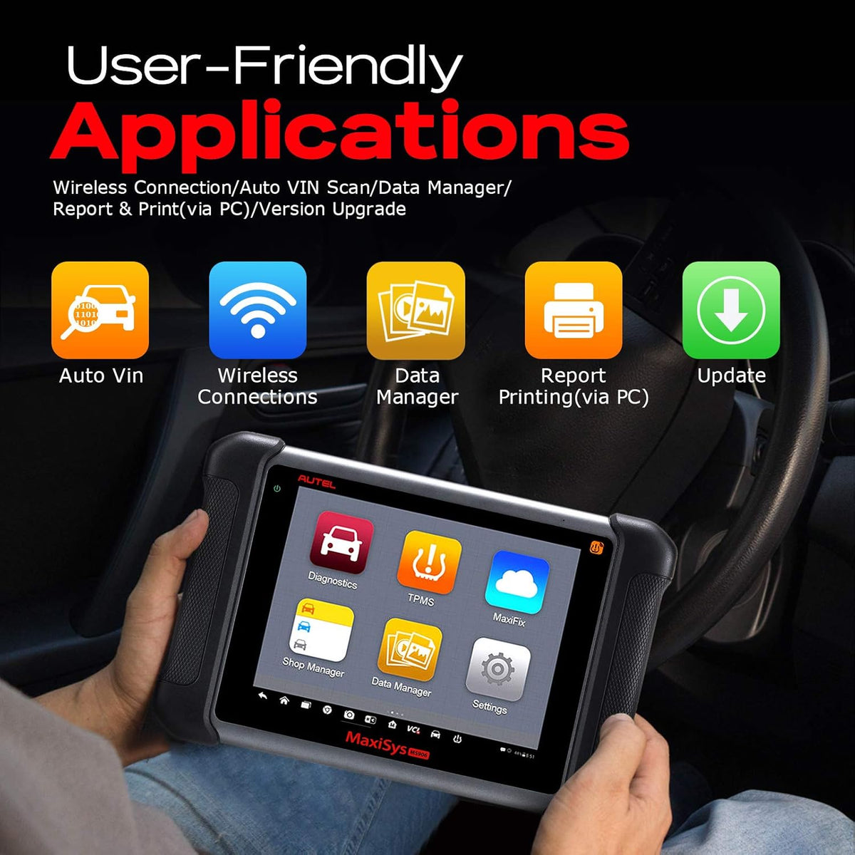 Bi-directional Control Diagnostic Scan Tool with TPMS Functions Q9262