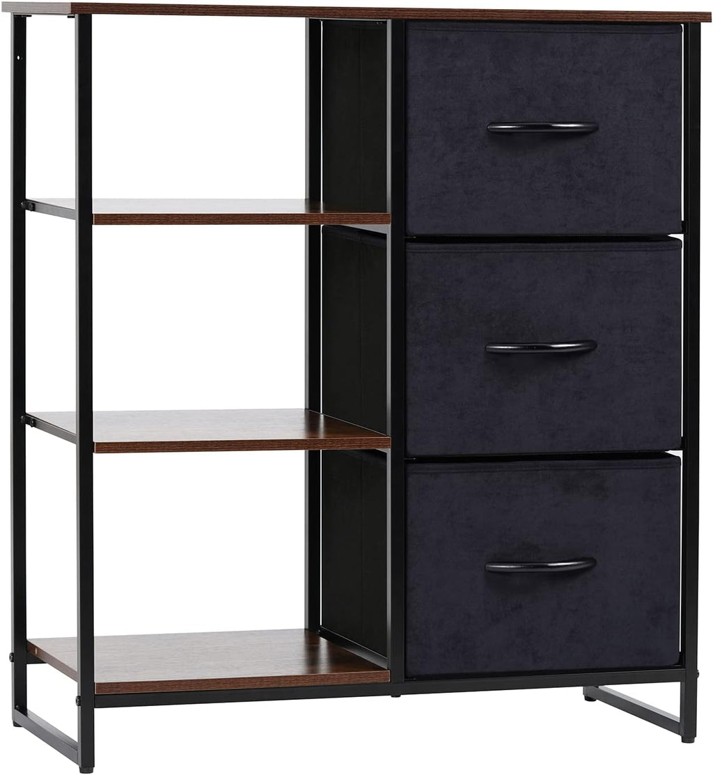 3 Drawer Dresser with Shelves L583806