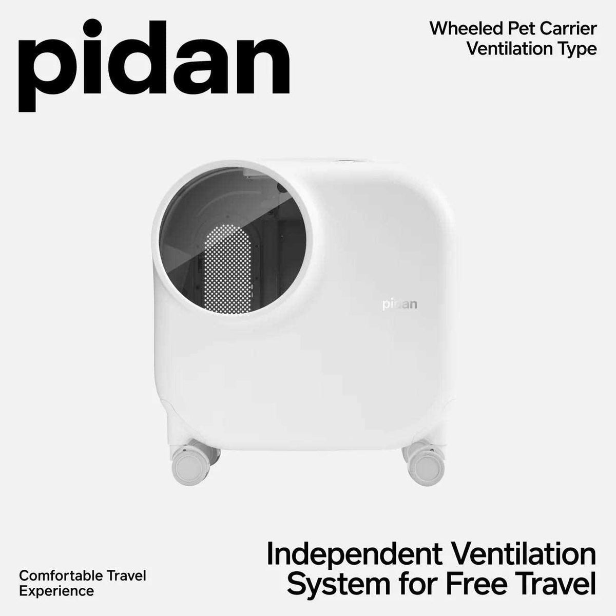 Pet Traveler with LED Lights and Ventilation System F3176