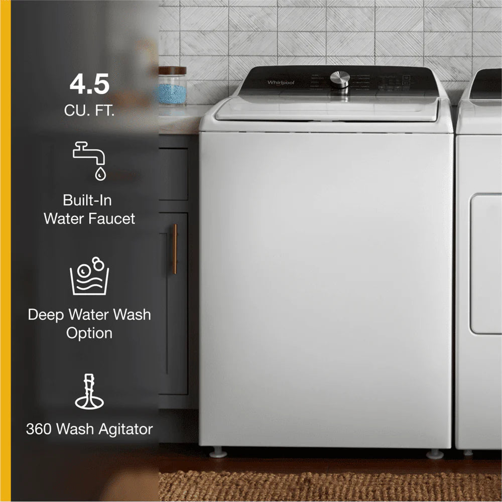 4.5 Cu. Ft. Top Load Agitator Washer with Built-In Faucet M924706