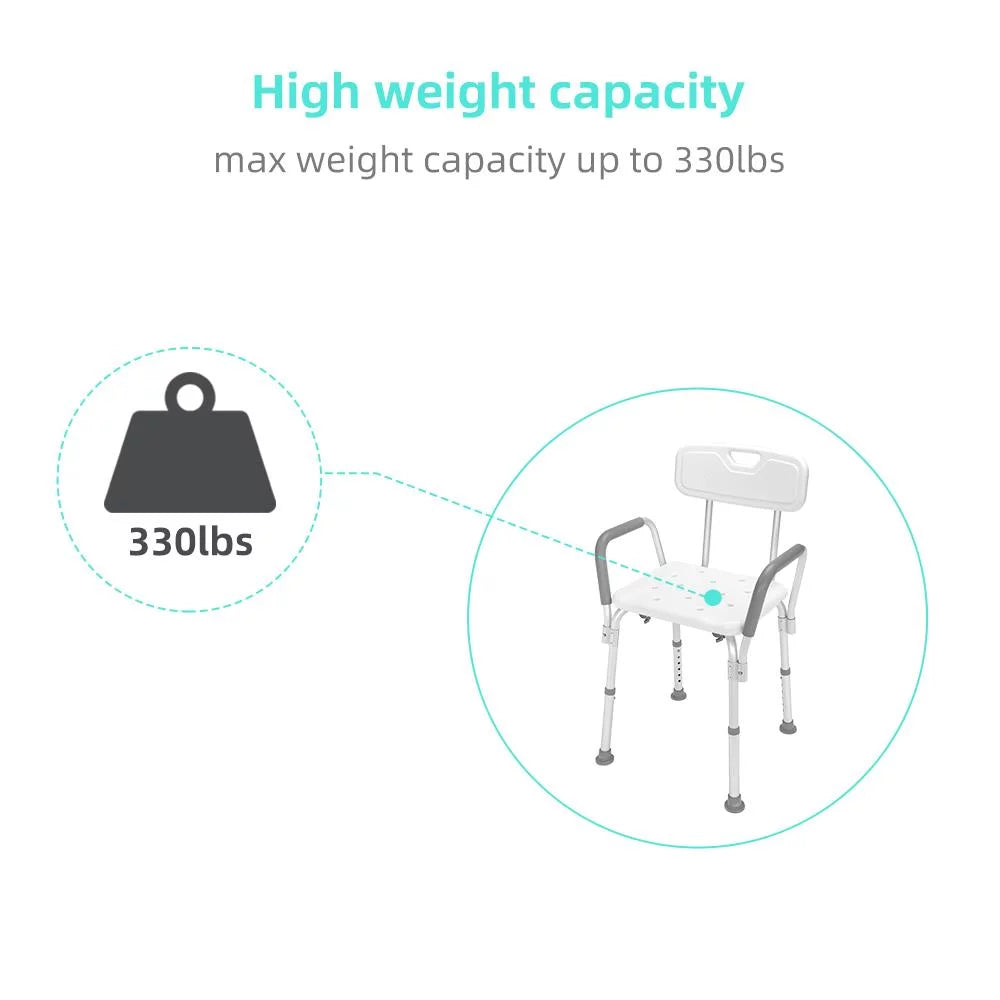 Heavy Duty Shower Chair with Arms F310992