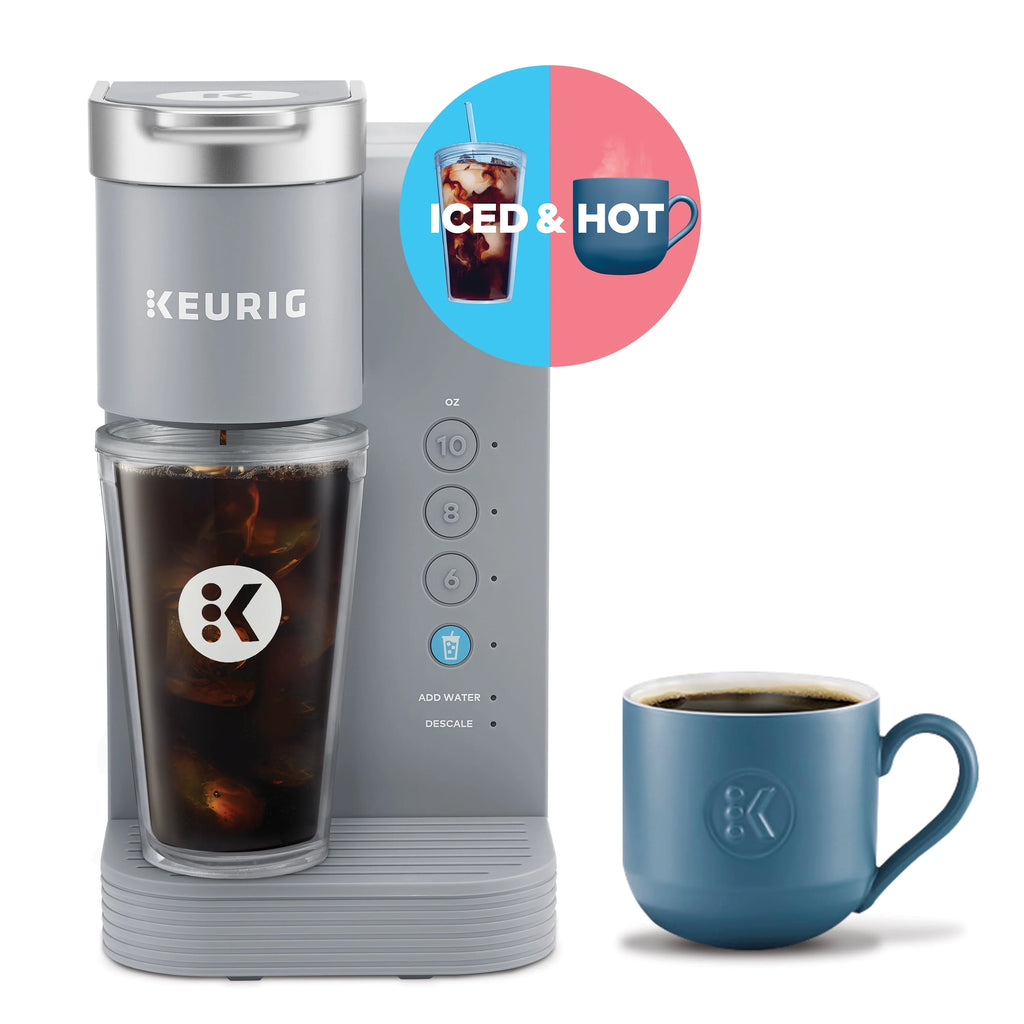 Gray Single-Serve K-Cup Pod Coffee Maker W8989
