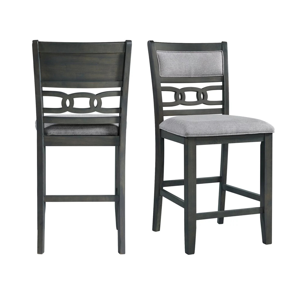 Gray Counter Height Side Chair Set M43033