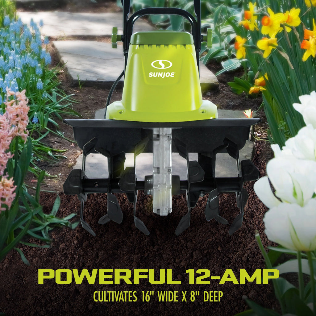 Electric 16-inch Garden Tiller + Cultivator L692