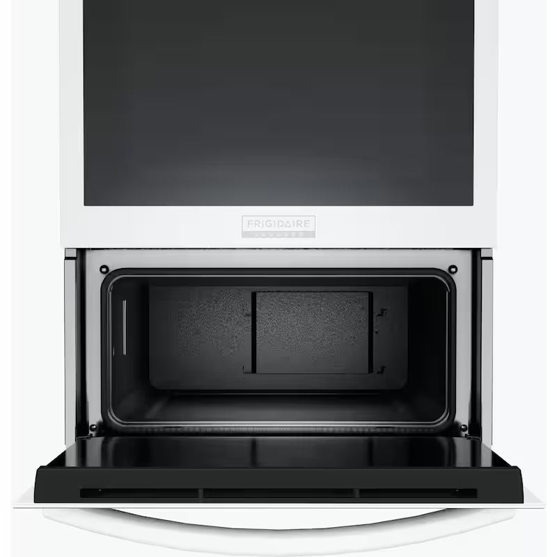 24 in. Single Gas Built-In Wall Oven with Air Fry Self-Cleaning in White P70791