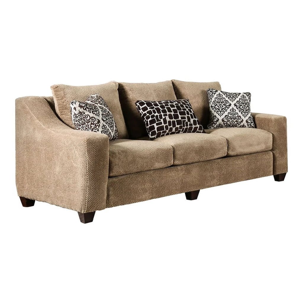 Brown Microfiber Sofa U693440