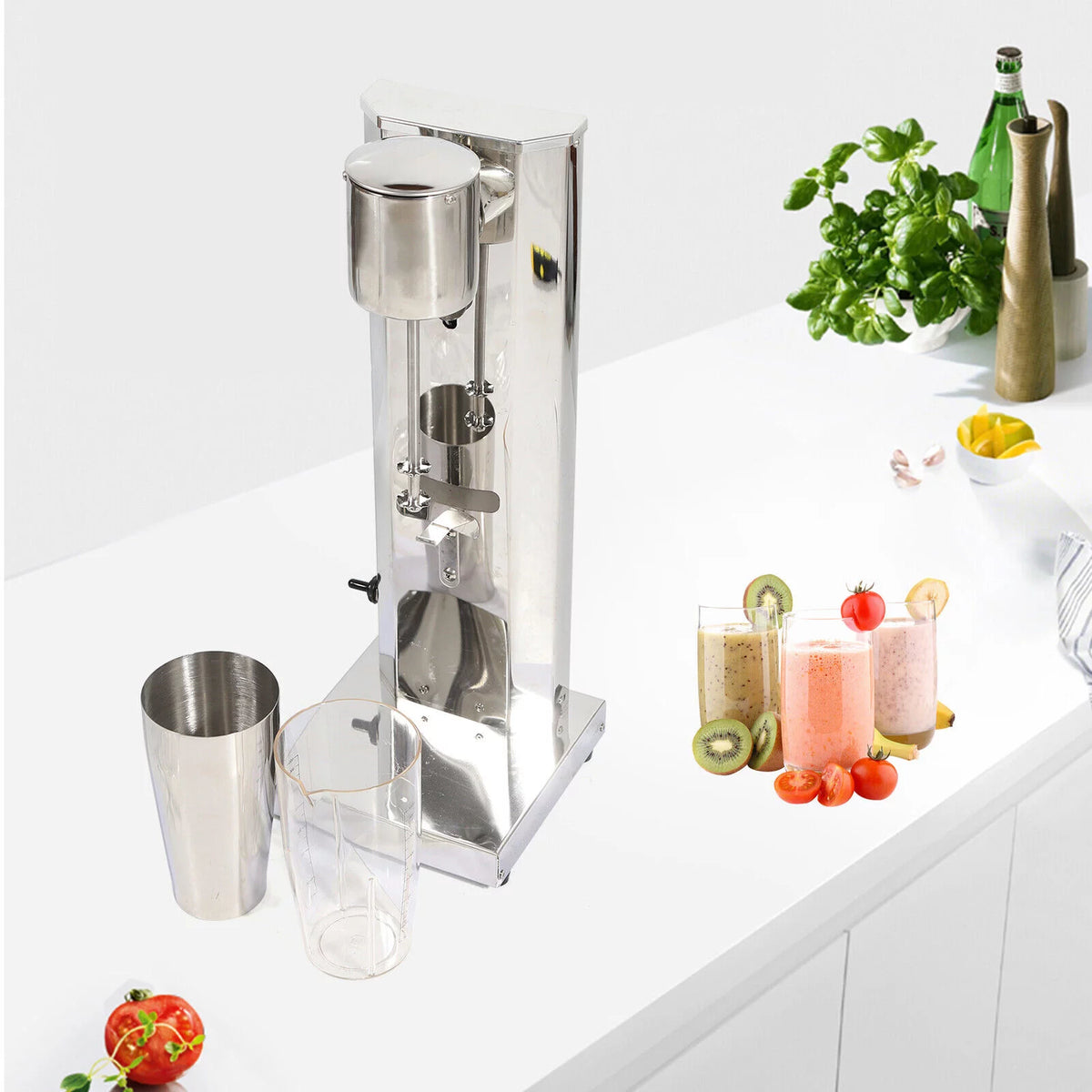 Stainless Steel 180W Electric Milkshake Maker Q91437
