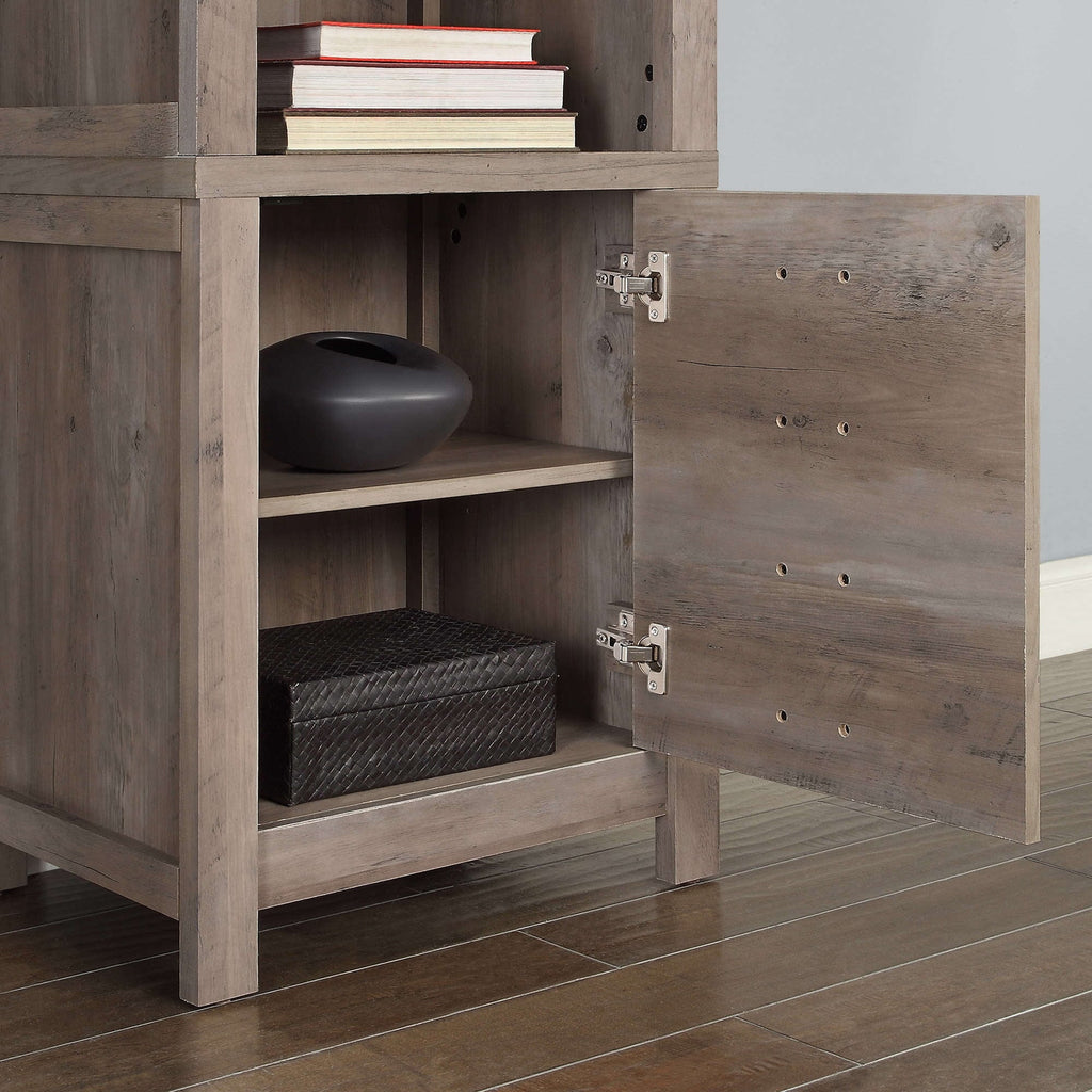 72" Rustic Gray Bookcase R81360