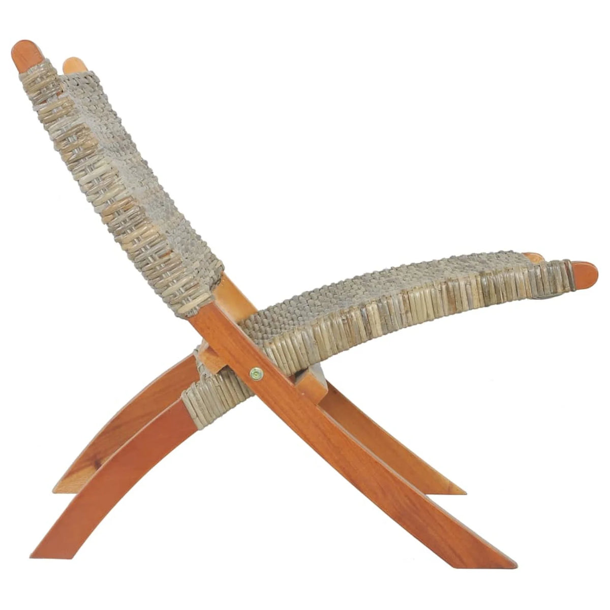 Kubu Rattan Mahogany Wood Frame Chair X366