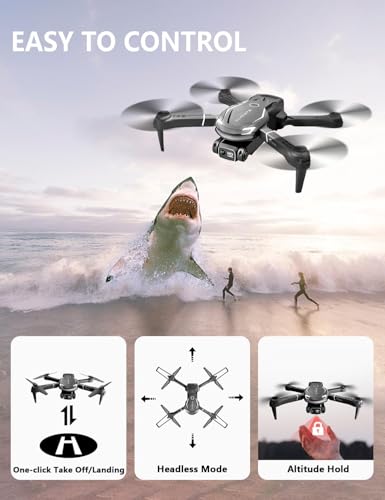 Mini Drone with Camera, 1080P FPV, 3 Batteries P89156