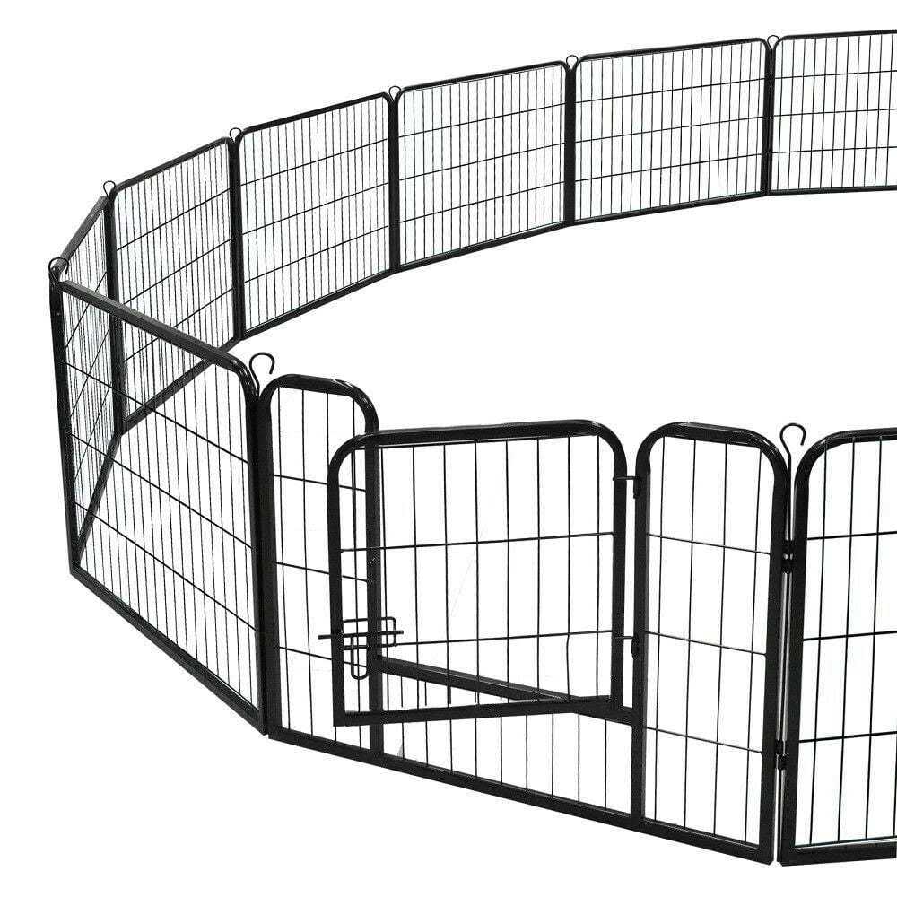 Foldable Detachable 16 Panel Pet Playpen E79377