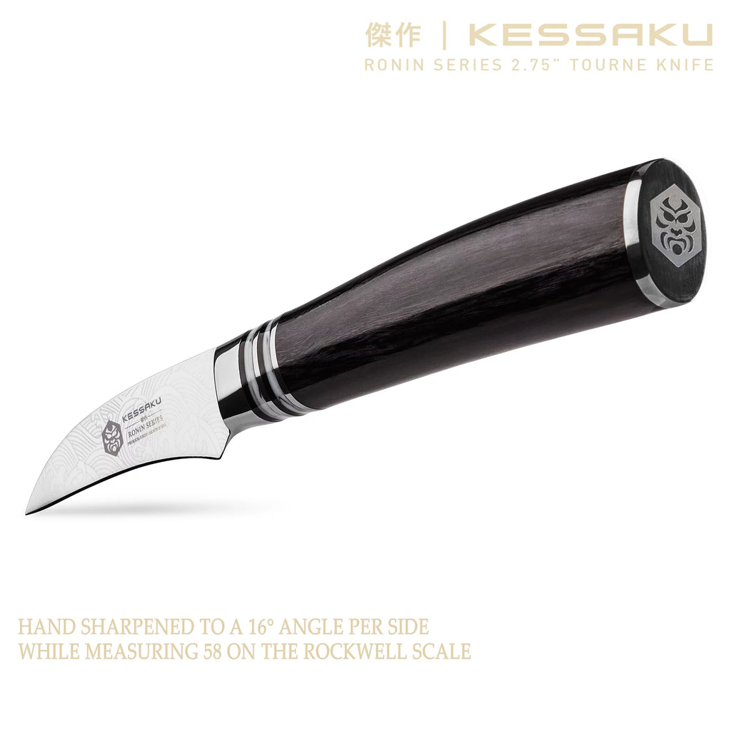 2.75-Inch Bird's Beak Paring Knife High Carbon Stainless Steel Pakkawood Handle E75608
