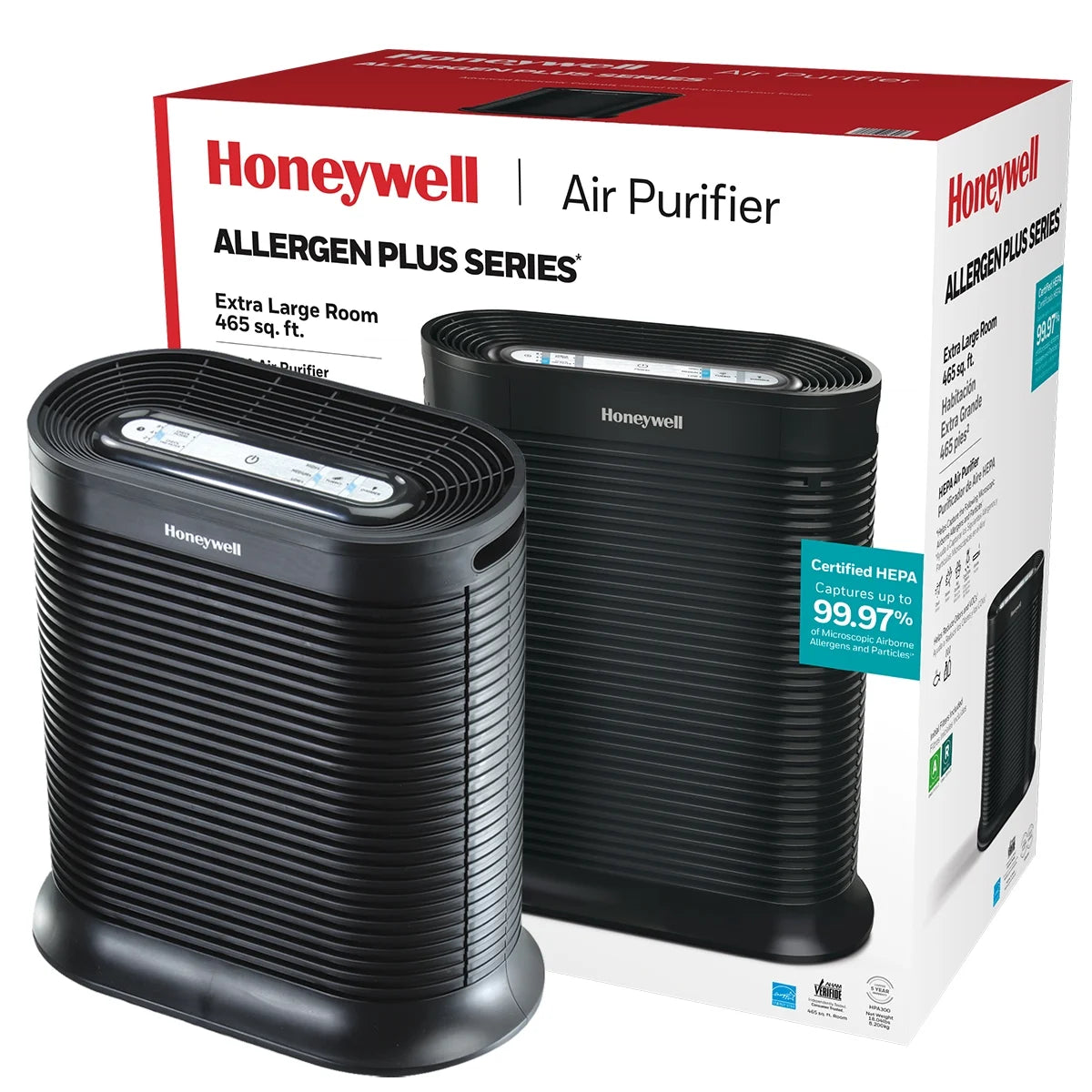 Air Purifier HEPA Filter 465 sq ft B3819