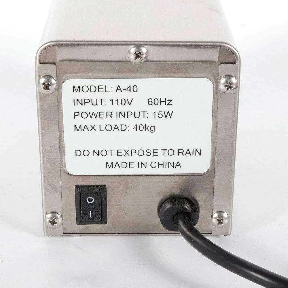 Electric BBQ Spit Stainless Steel Rotisserie Motor E259692