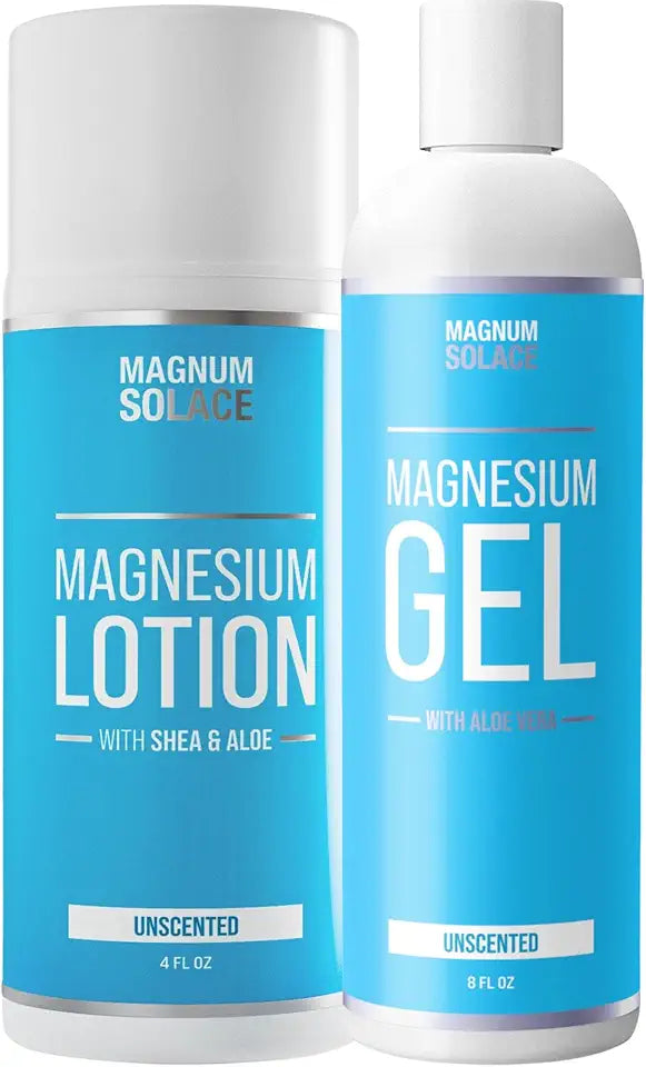 Magnesium Lotion & Magnesium Gel 2 Item Bundle X401