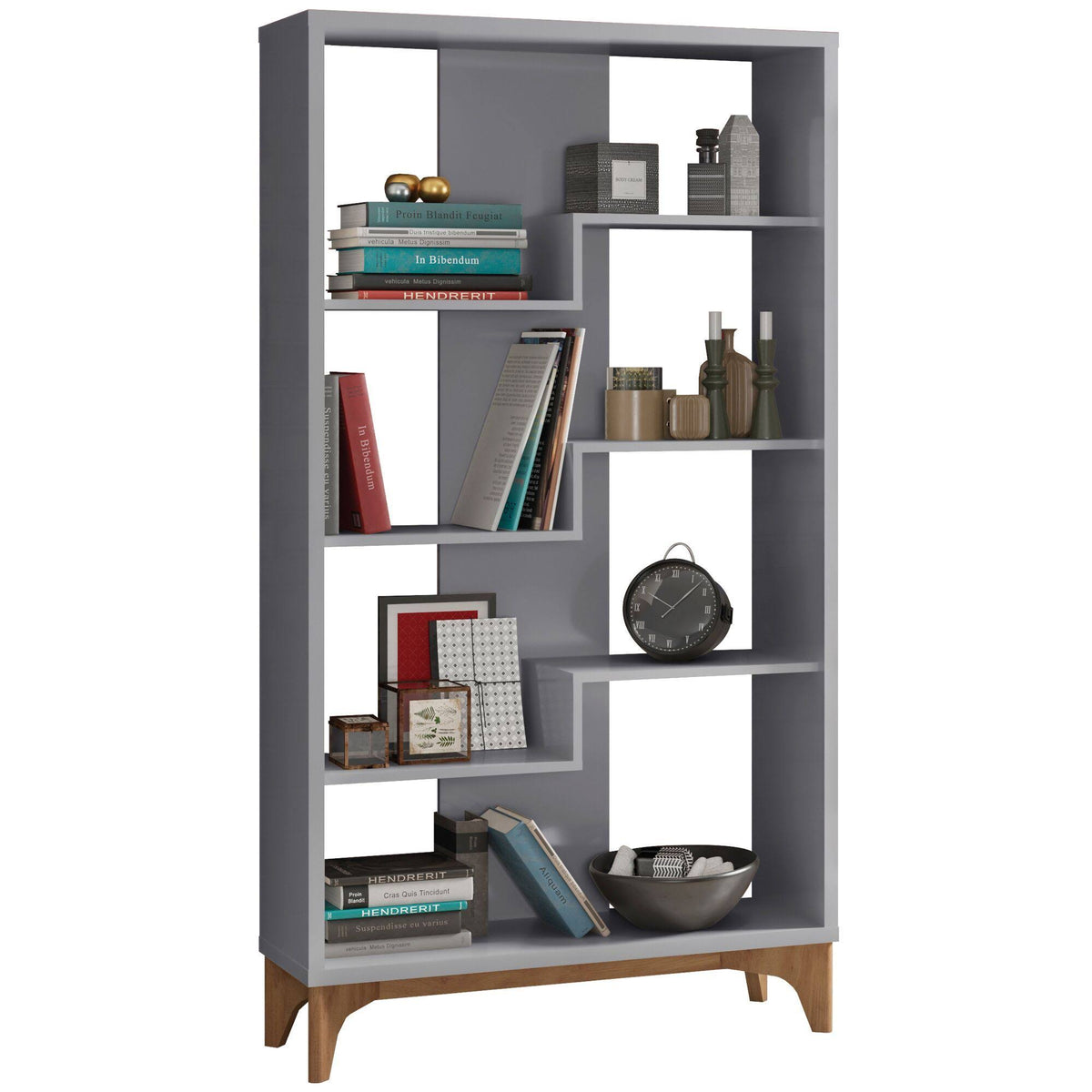 Grey Bookcase V958288
