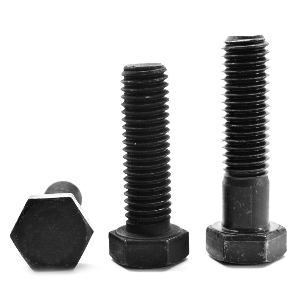 1 1/8x22-7 x 7x22 Coarse Thread Grade 8 Hex Cap Screw Alloy Steel Black Oxide Y6356