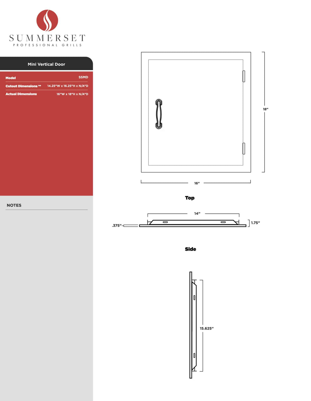 Vertical Door X410615
