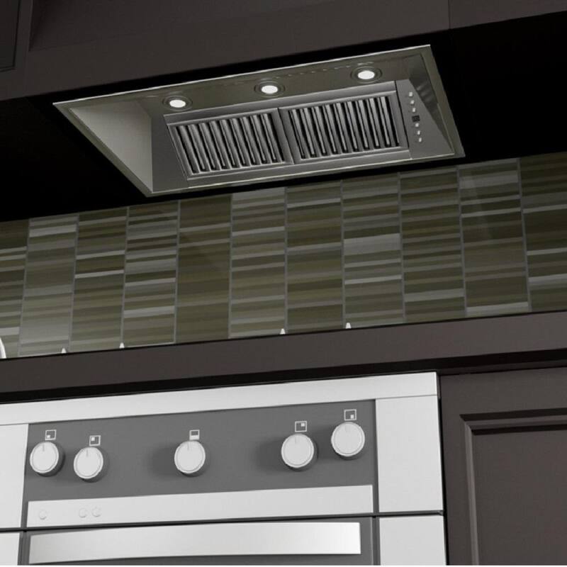 28 in. 400 CFM Stainless Steel Range Hood Insert Q45910