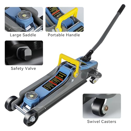 2T Portable Hydraulic Floor Jack C11554