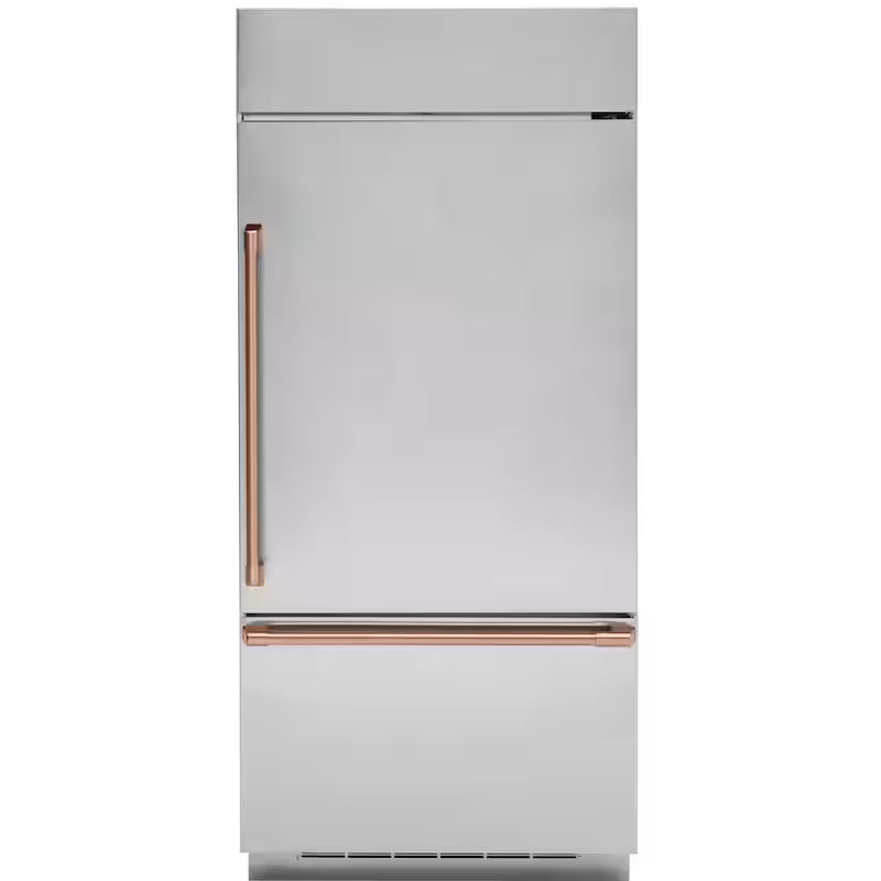 Bottom Freezer Refrigerator Handle Kit in Brushed Copper W395008