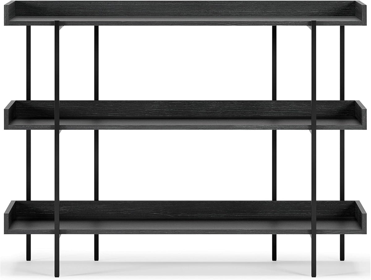 Black 3-Tier Bookcase P54853