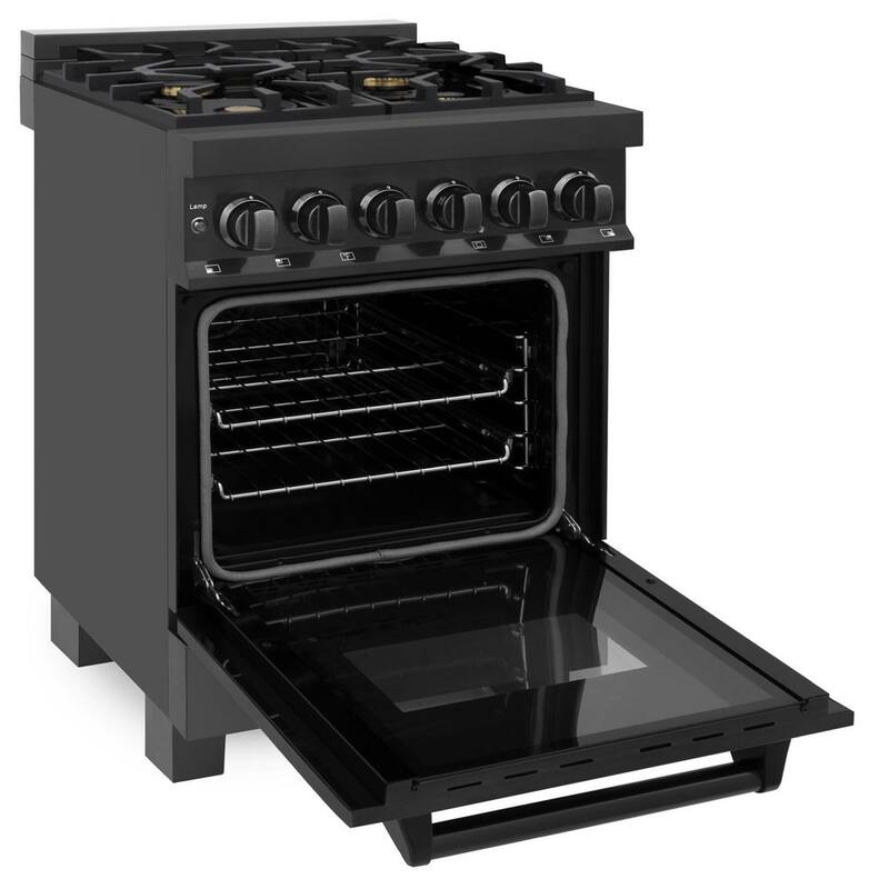 4 Burner Dual Fuel Range with Brass Burners R69829