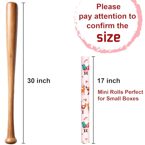 Kraft Wrapping Paper Roll with Cut Lines on Reverse, 17 Inch x 32.8 Feet D670303