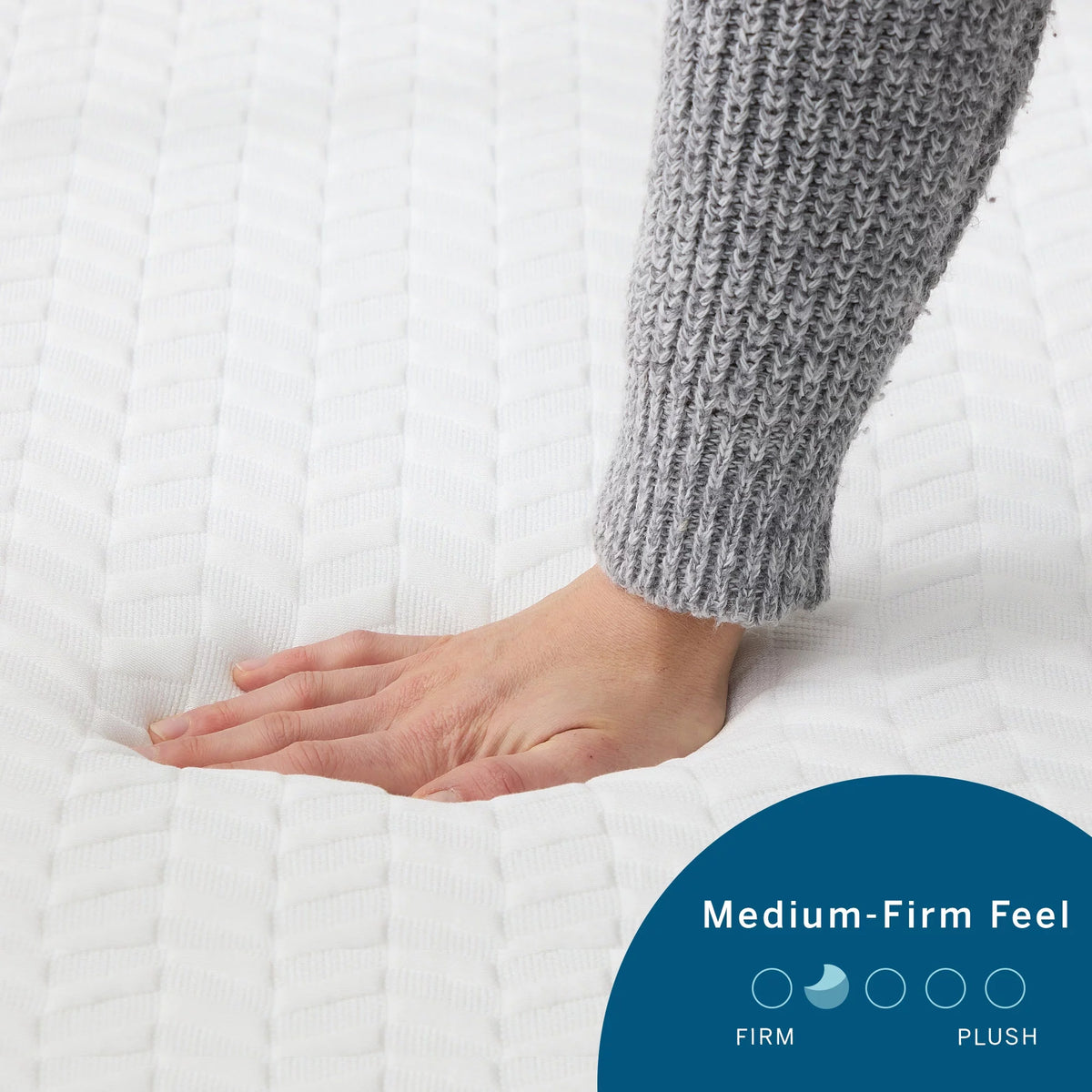 10" Gel Memory Foam Mattress, Firm, Queen W817198