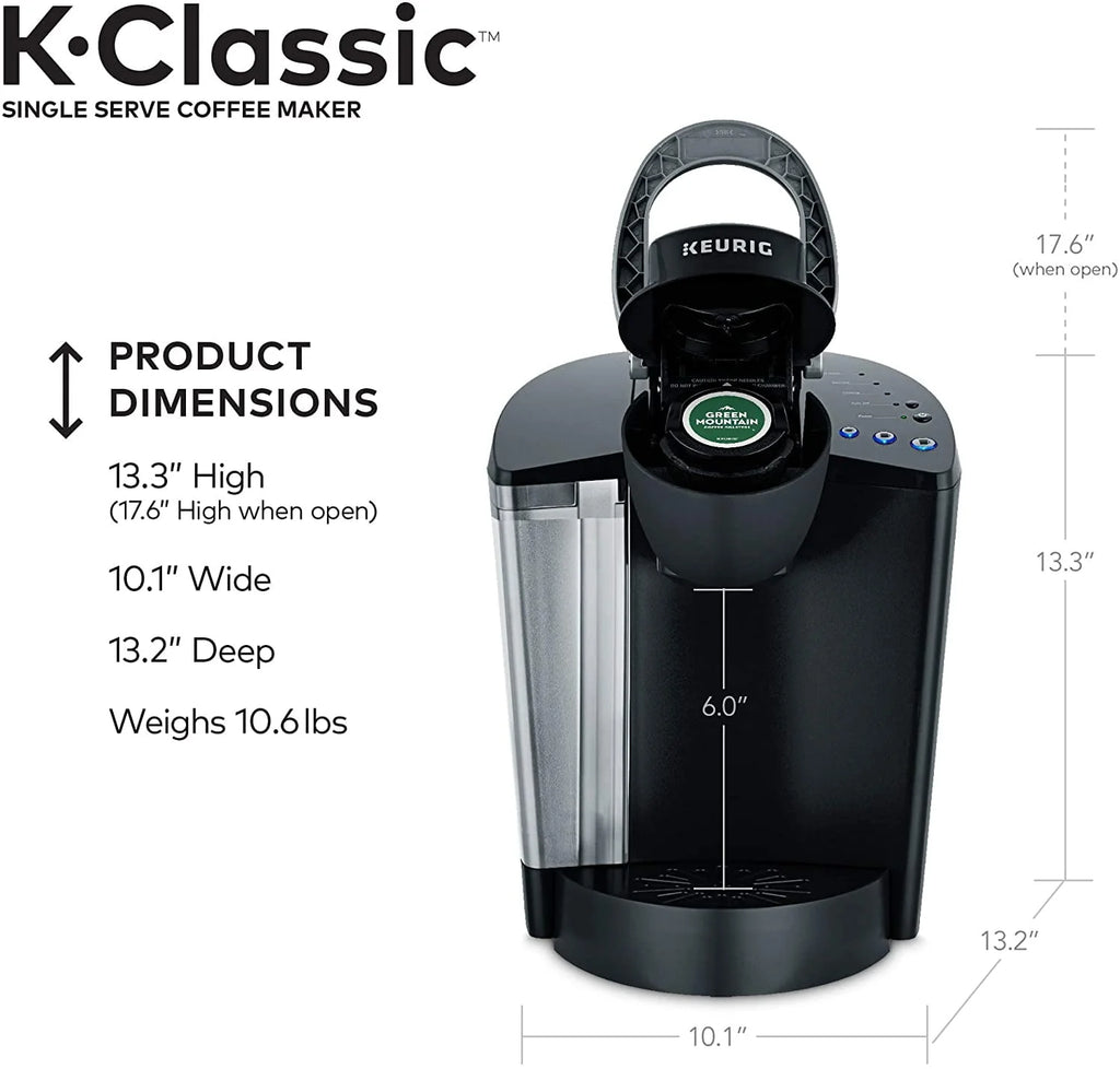 Black Single Serve K-Cup Pod Coffee Maker D43195