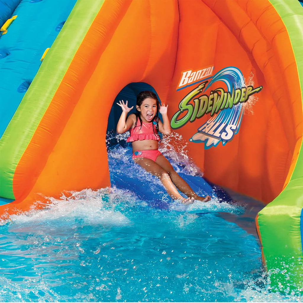 2 Pack Inflatable Kiddie Pool with Slides & Cannons C7417