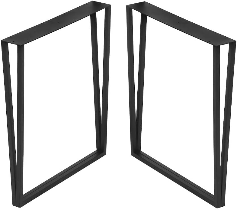 Black Metal Table Legs 28” Height 2 PCS T97496