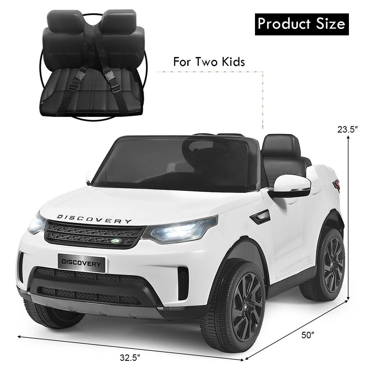 12V 2-Seater Land Rover Ride on Car K931