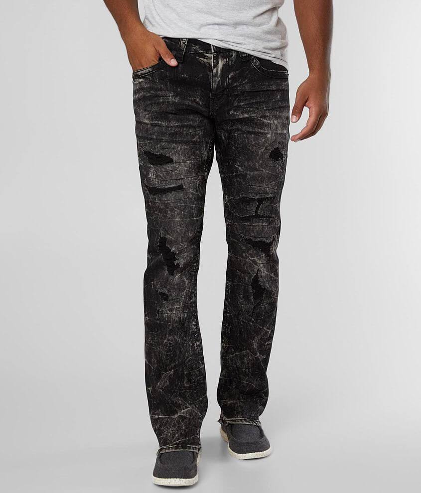 Blue Relaxed Straight Jean U971864