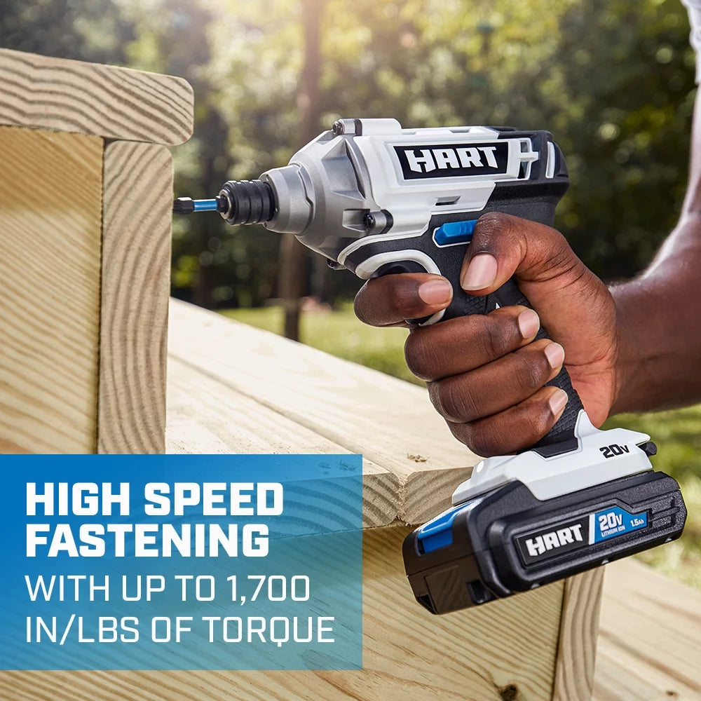 20-Volt Cordless 6-Tool Combo Kit Lithium-Ion Batteries Q871