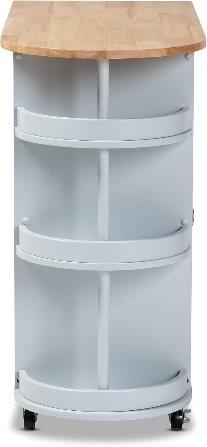 Light Grey Natural Trolleys and Carts W281