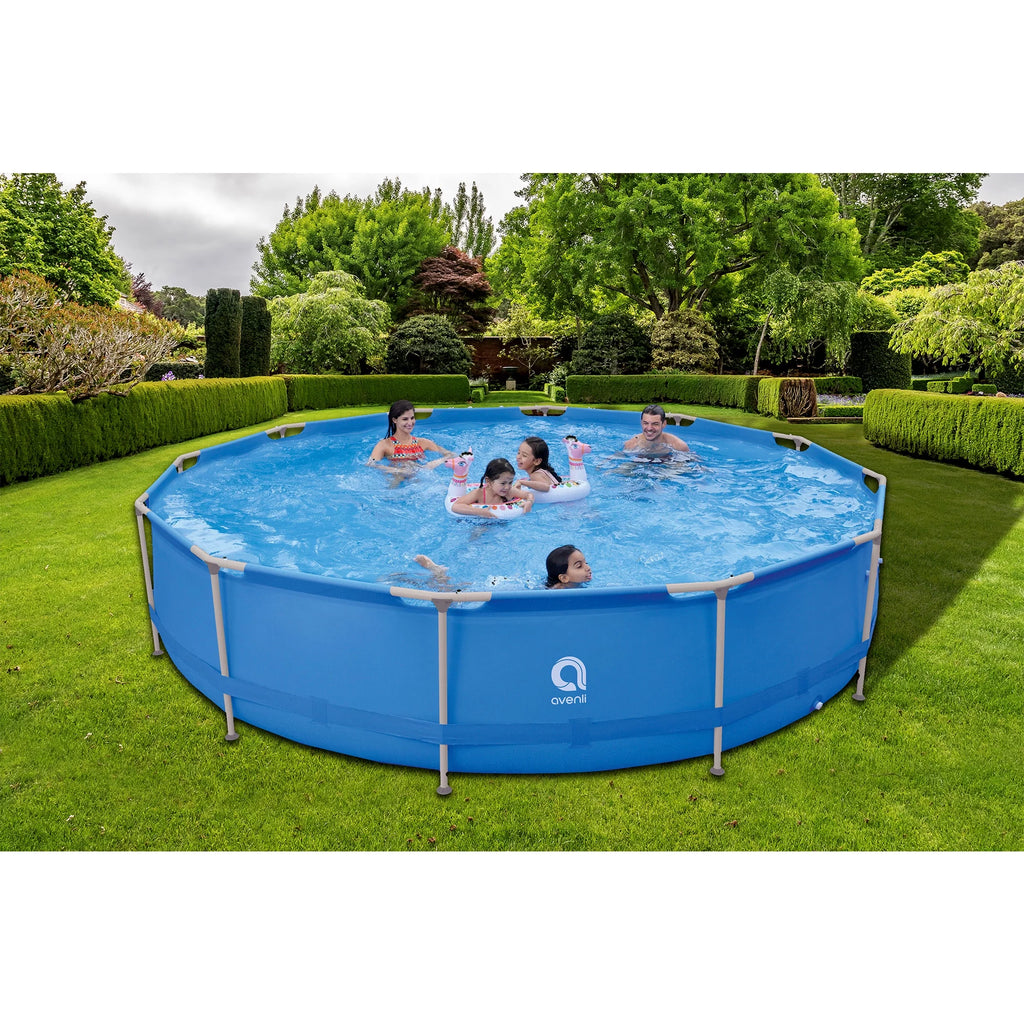 15 Foot x 36 Inch Steel Frame Above Ground Swimming Pool F2912