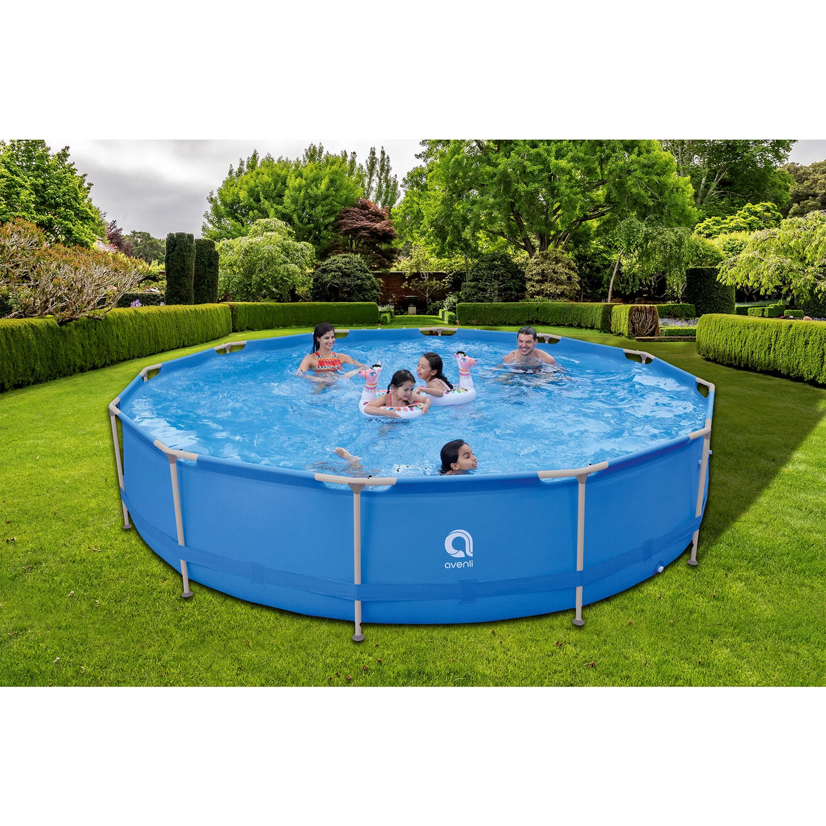 15 Foot x 36 Inch Steel Frame Above Ground Swimming Pool F2912