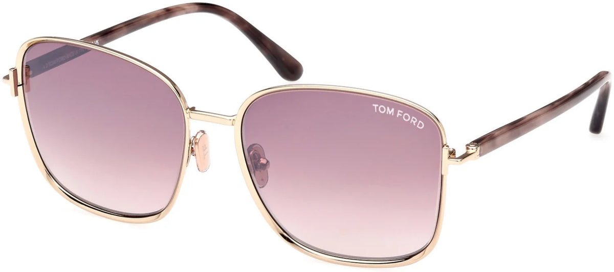 Rose Gold Metal Sunglasses C48603