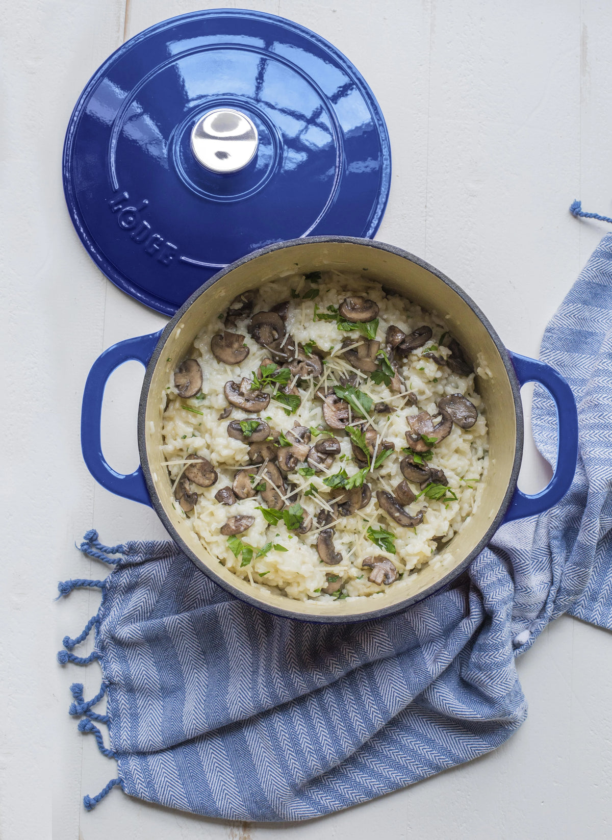 5.5 Quart Enameled Cast Iron Dutch Oven Q634