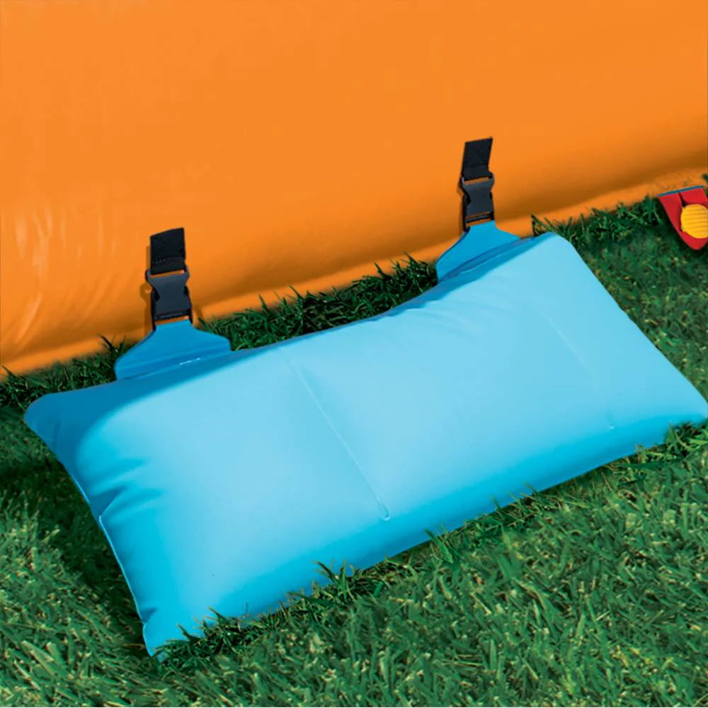 2 Pack Inflatable Kiddie Pool with Slides & Cannons C7417
