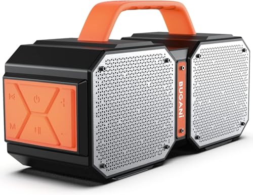 Shock Bluetooth Speakers, Bluetooth 5.4, Waterproof, Portable Wireless Speakers, 60W Super Power, Outdoor Speaker E410912