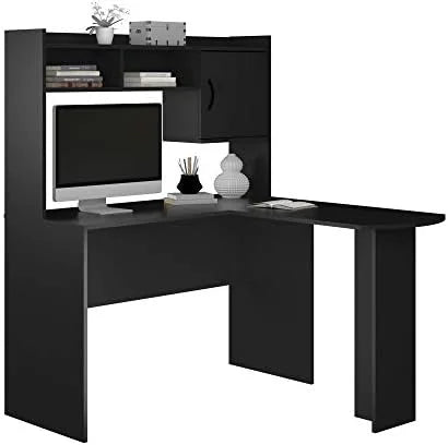 L-Shaped Desk With Hutch R960