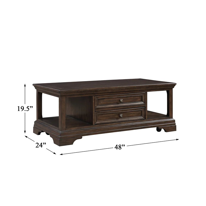 Wooden Lift Top Coffee Table in Espresso D69975