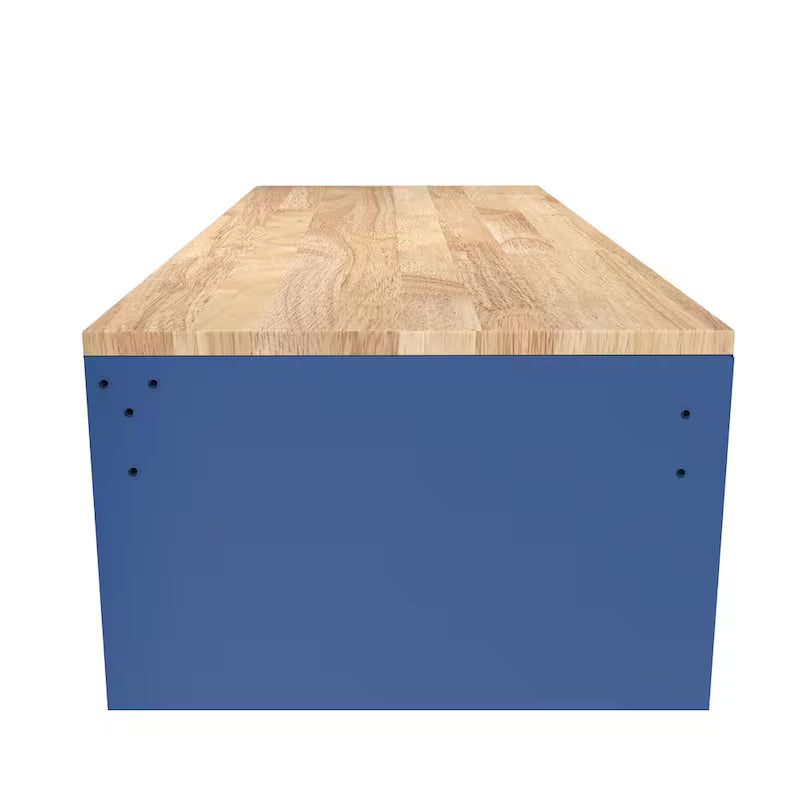 46 in. Gloss Blue Mobile Workbench Cabinet N8117